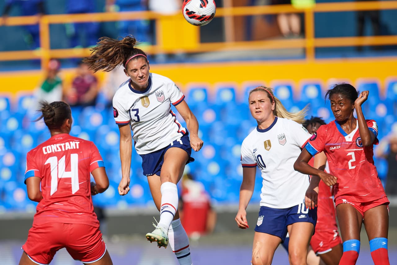 Estados Unidos se impuso con autoridad a la Selección de Haití en el debut dentro del Premundial Femenil de la Concacaf.