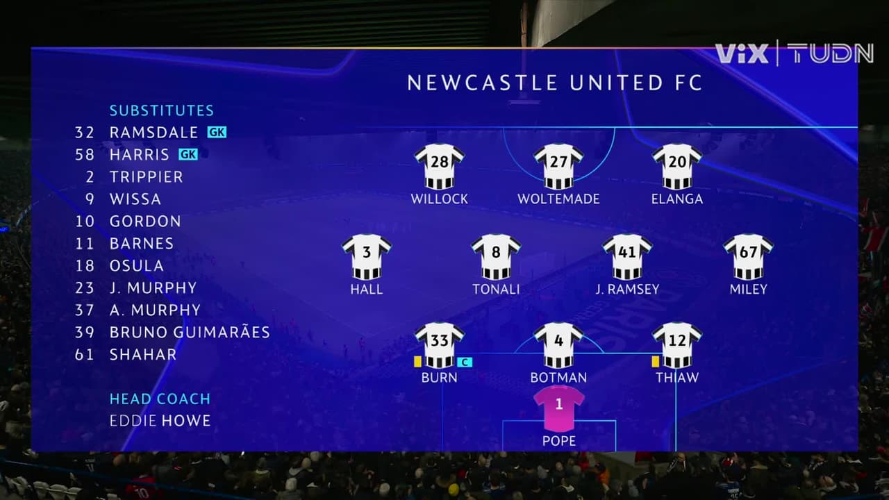 Paris Saint-Germain vs. Newcastle United - Game Highlights