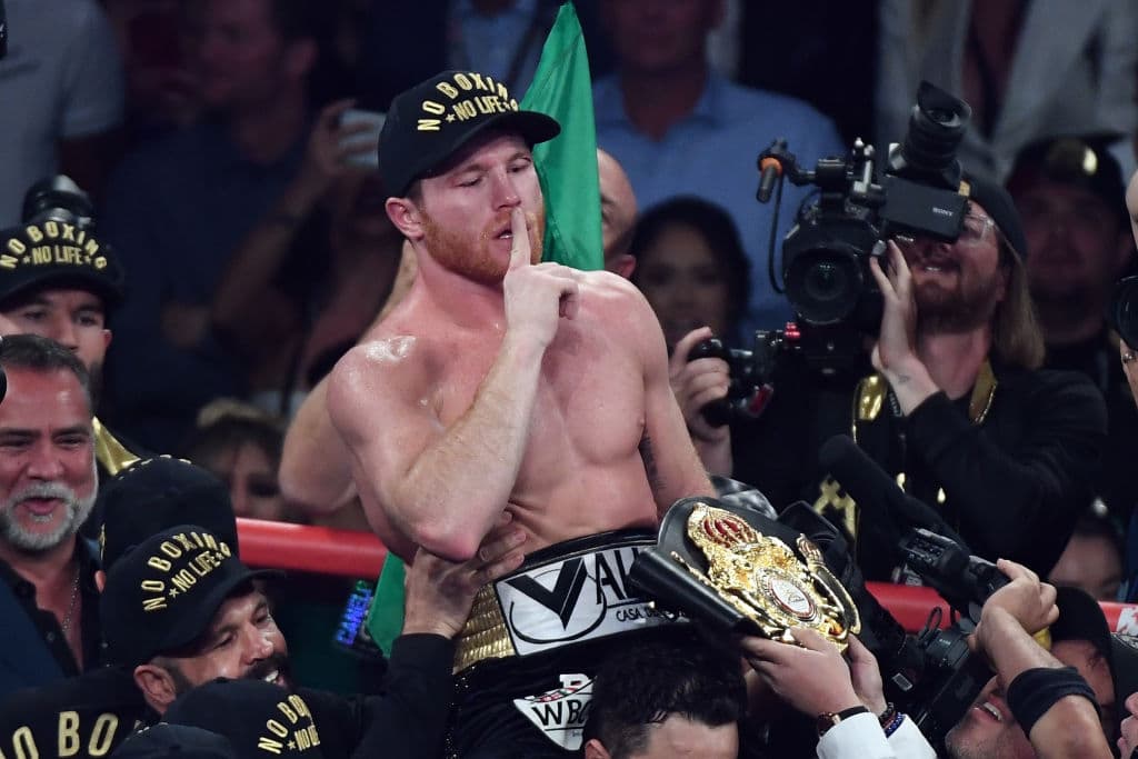 2)
<b>Saúl 'Canelo' Álvarez</b>. El mexicano es ahora el monarca unificado de peso medio tras vencer el 15 de septiembre a Gennady Golovkin. Canelo (50-1-2, 34 KO's) no tiene rival próximo aún.