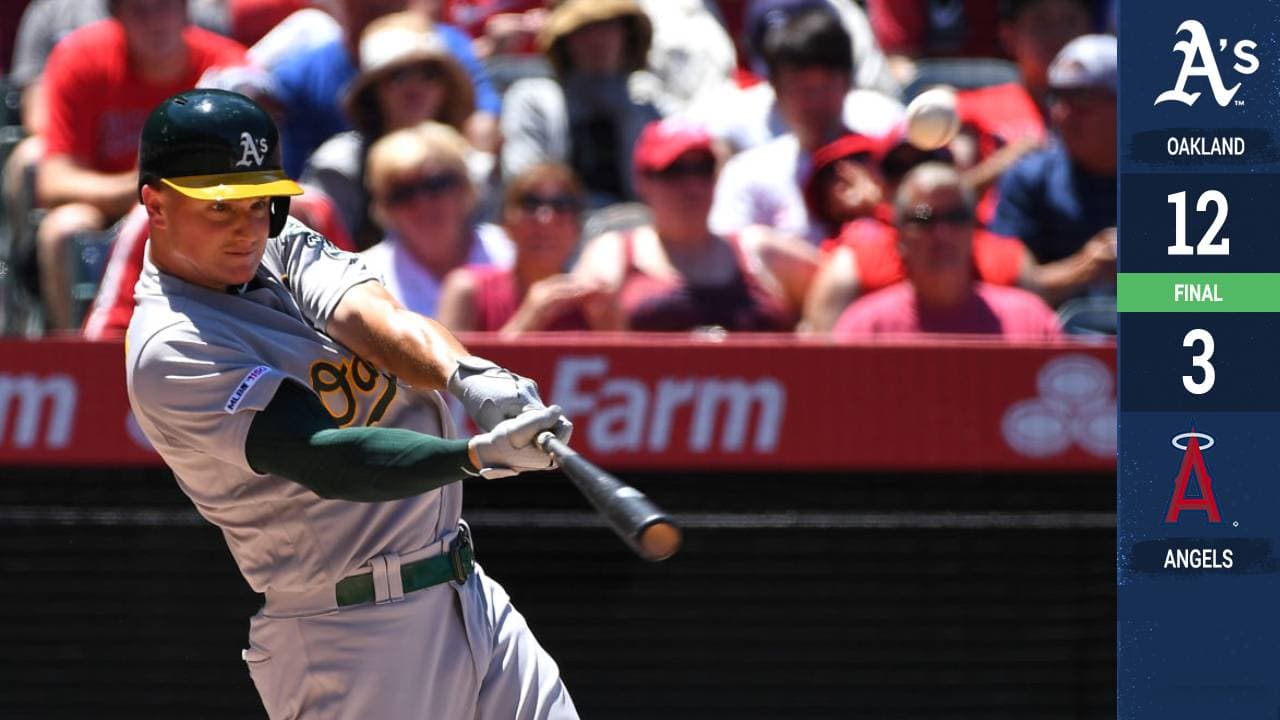 Matt Chapman bateó un cuadrangular de tres anotaciones, agregó un triple y un doble que produjo tres carreras más en el día en que fue elegido a su primer Juego de Estrellas.