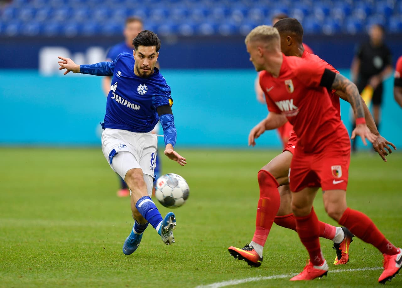 El juego estuvo a ida y vuelta luego de ese gol tempranero del Augsburg.
