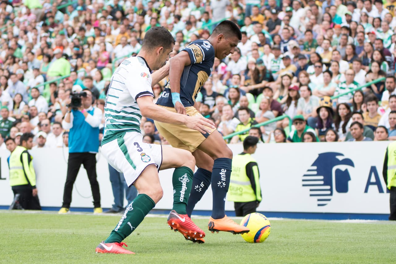 Pumas contuvo la intención de León para igualar el partido frente a su gente. Los visitantes fueron efectivos.