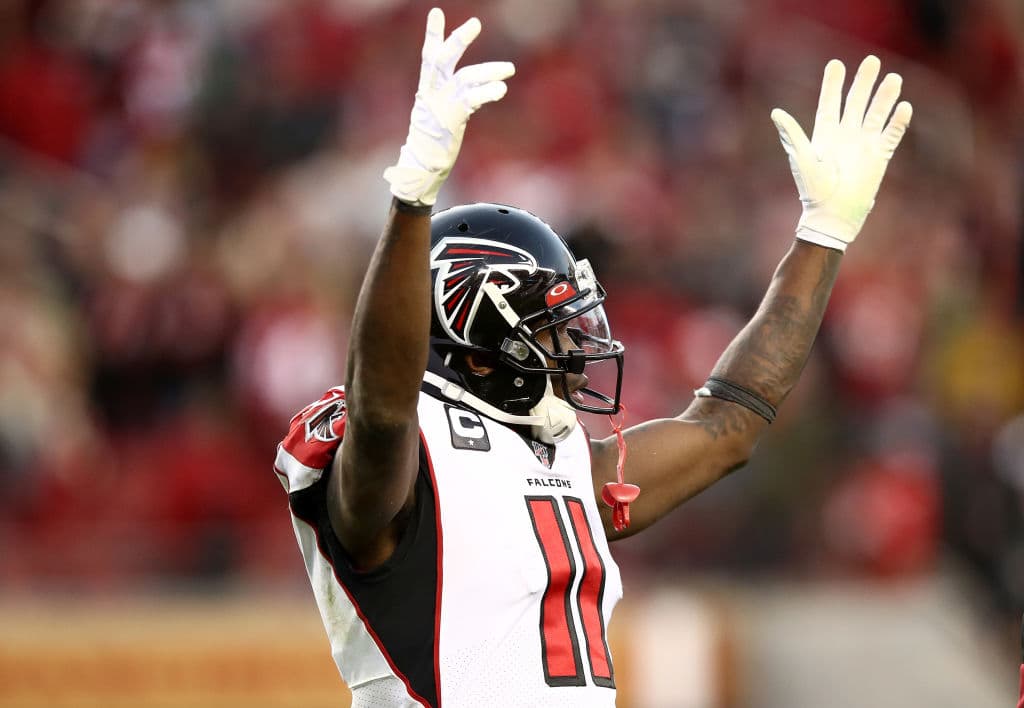 En la ofensiva de la NFC está como wide receiver, Julio Jones de Atlanta Falcons.