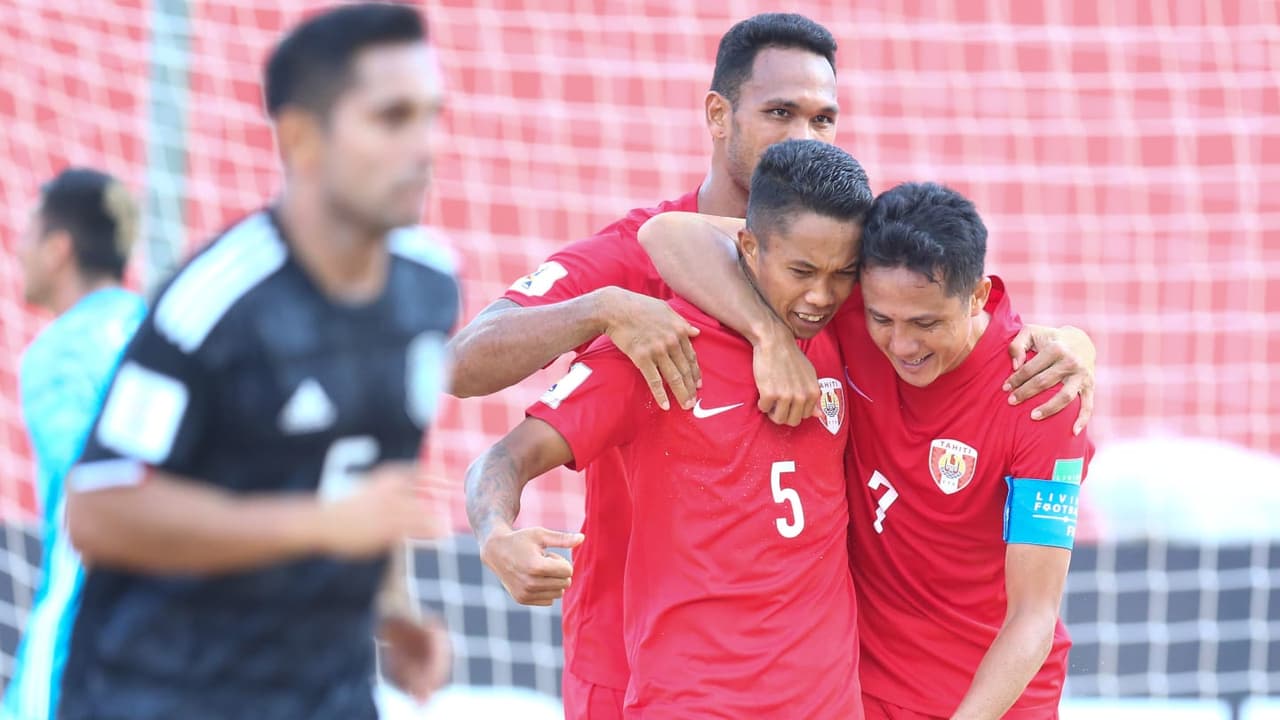 Tahití golea 6-1 a México y los deja prácticamente fuera del Mundial de playa Paraguay 2019.