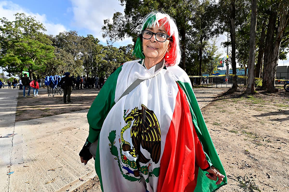 Esta fanática mexicana está lista para apoyar al Tri Femenil en la Final del Mundial Sub-17 contra España.