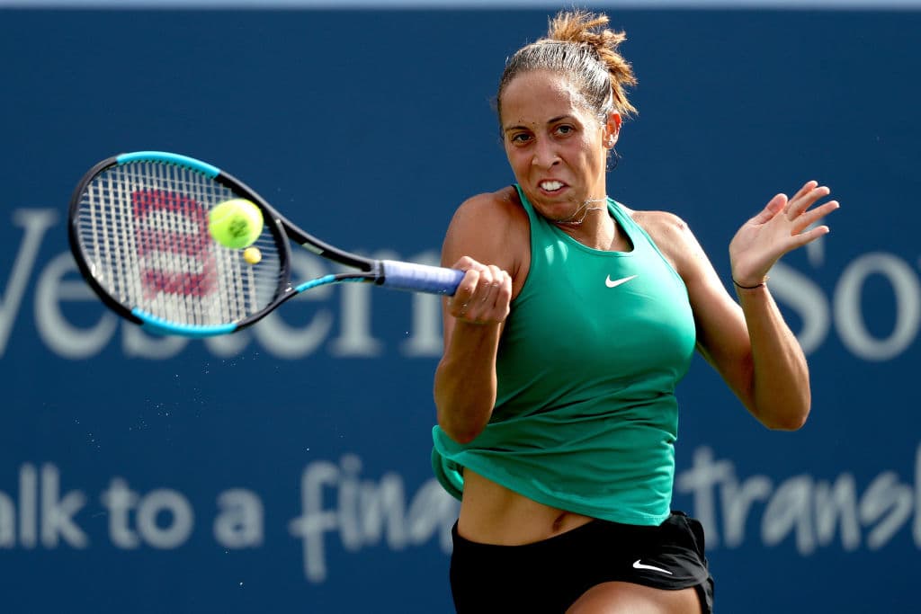 La estadounidense Madison Keys, décimo tercera preclasificada, tuvo una gran jornada de nuevo. Su rival enfrente era la alemana Angelique Kerber.