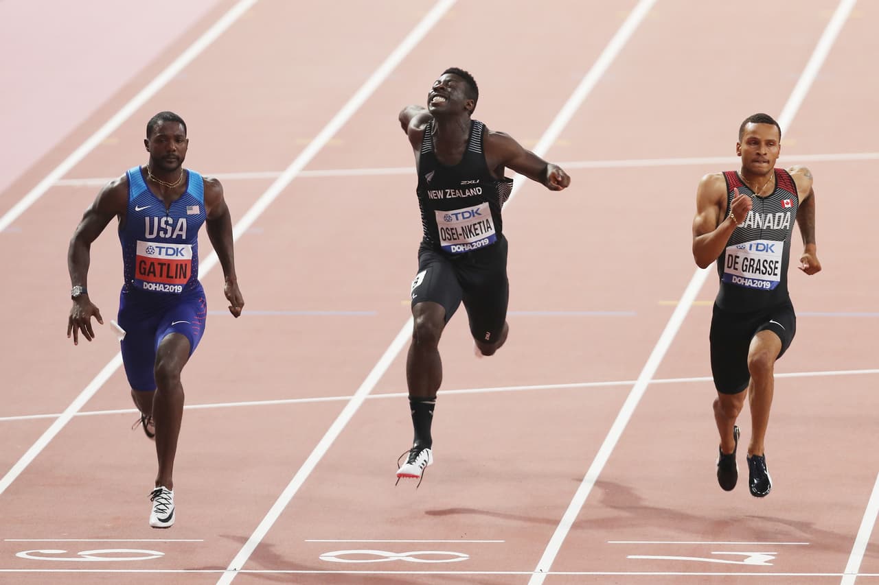 5 Justin Gatlin, Estados Unidos. Score 1298.