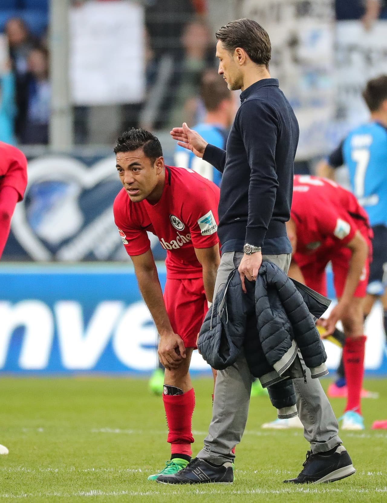 La desazón era evidente entre los jugadores visitantes, que ahora tendrán que luchar más fuerte en las últimas 3 jornadas que le restan al campeonato.