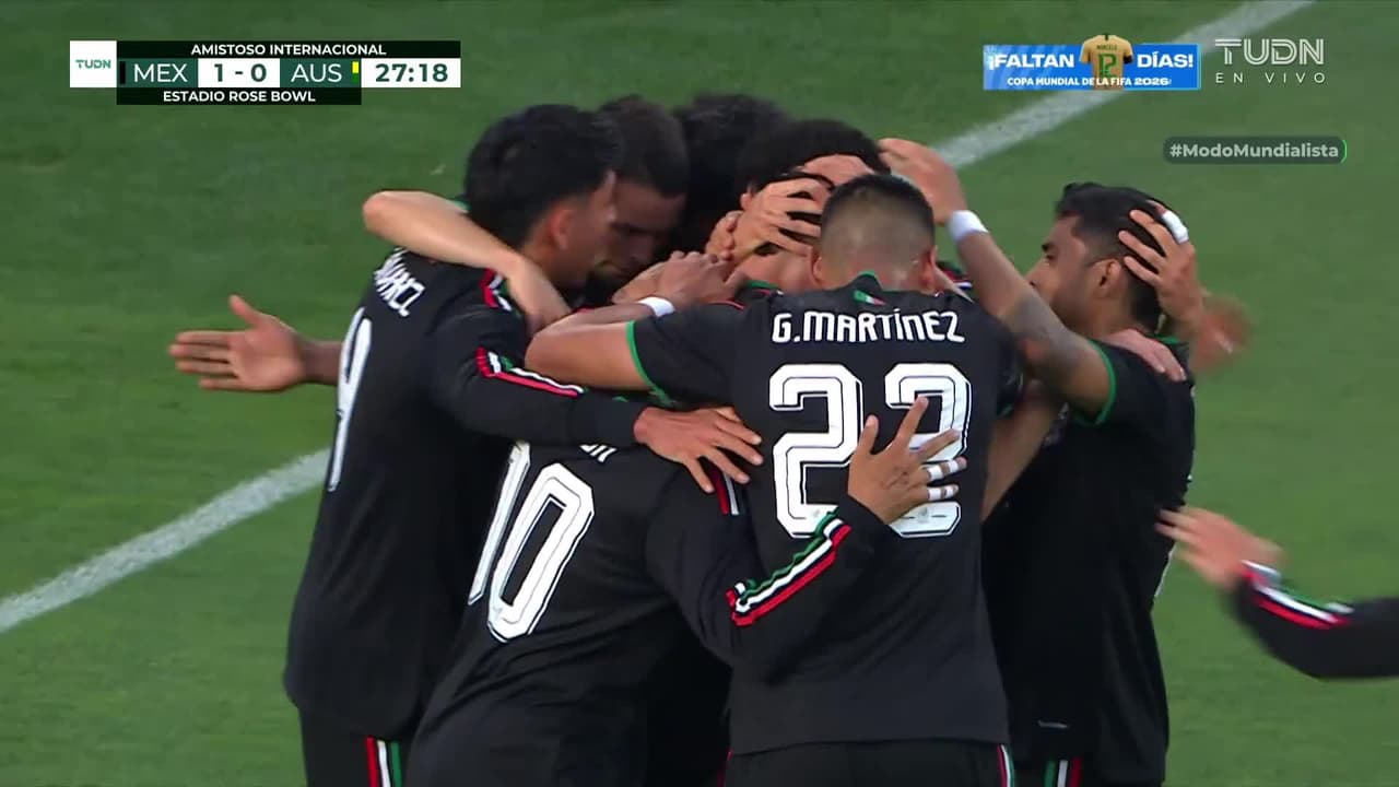 ¡Johan Vázquez le hace un golazo a Australia e ilusiona a México!