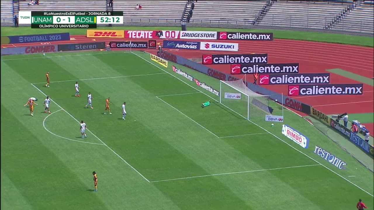 ¡TIRO ATAJADO! disparo por Mateo Klimowicz.