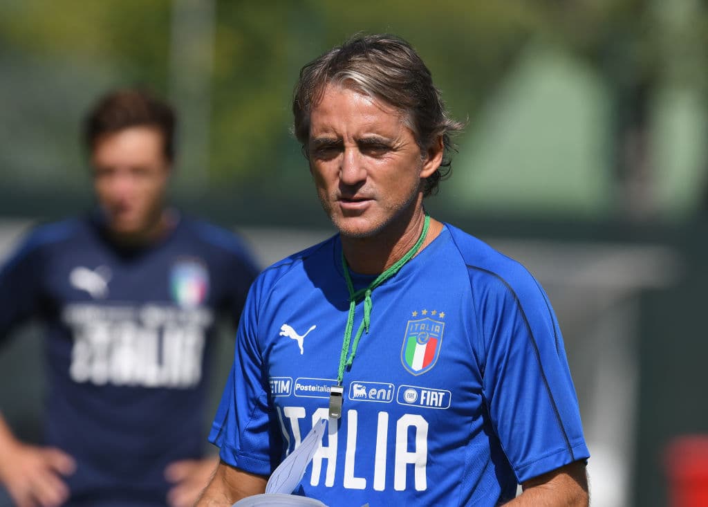 Mancini asumió la dirección técnica de Italia luego del fracaso de esa selección y tras 17 años como estratega tuvo su primera oportunidad con su país.