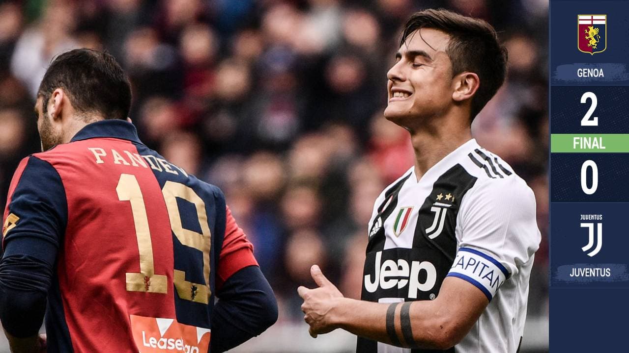 Sin Cristiano Ronaldo, Juventus cae por primera vez en la temporada, ante Genoa