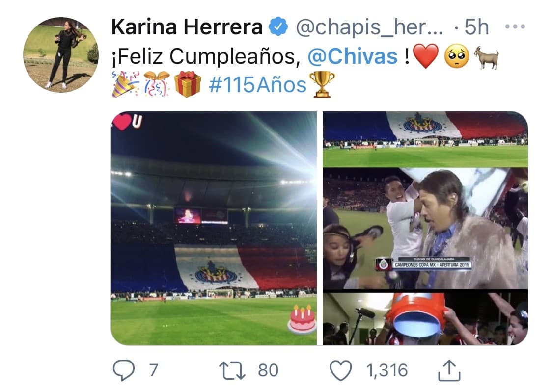 Llueven felicitaciones a Chivas por su cumpleaños número 115.