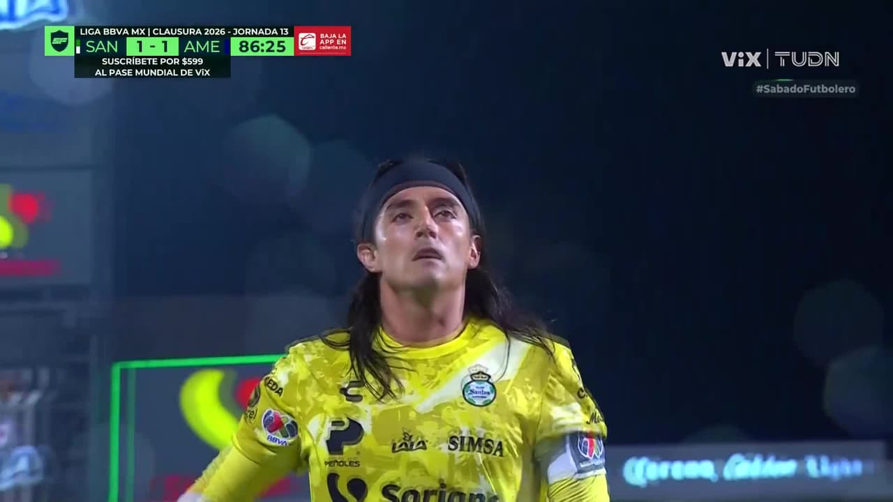 ¡América ya gritaba un gol cantado que salva Carlos Acevedo así!