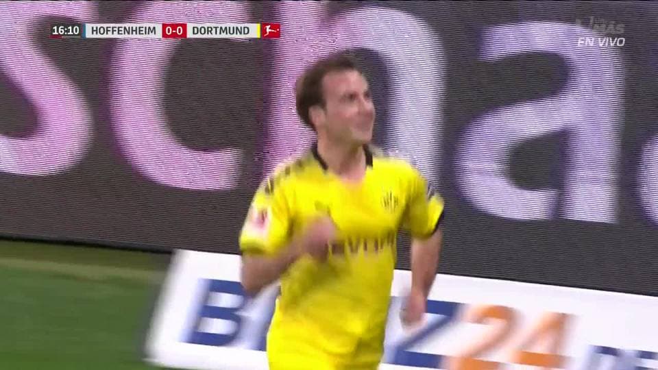 ¡GOOOL! Mario Götze anota para Borussia Dortmund