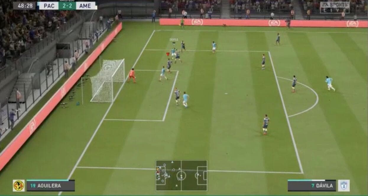 Las Águilas de Giovani dos Santos vencieron 2-4 a Pachuca y aseguran un puesto en la Fiesta Grande’ de la eLiga MX.