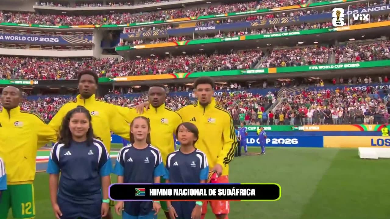 ¡Emoción mundialista en el SoFi Stadium! Suenan los himnos de Sudáfrica y Canadá