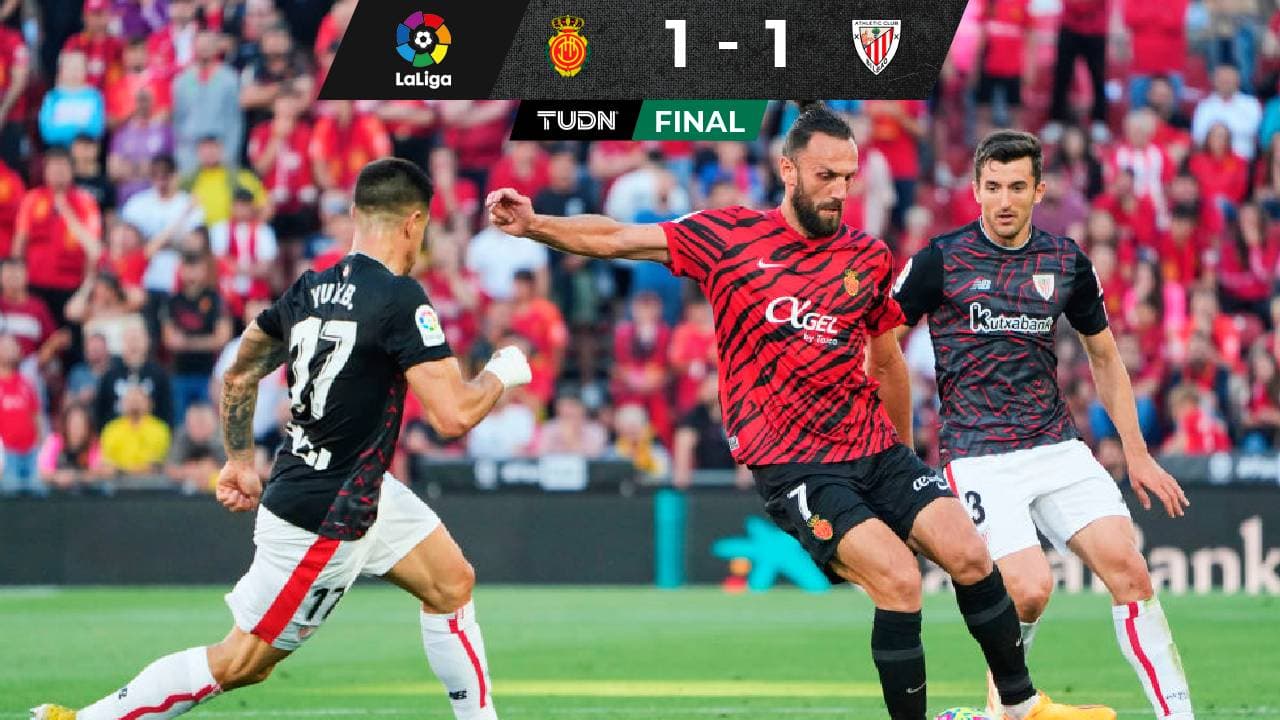El Mallorca del Vasco Aguirre iguala con el Athletic y casi asegura su permanencia