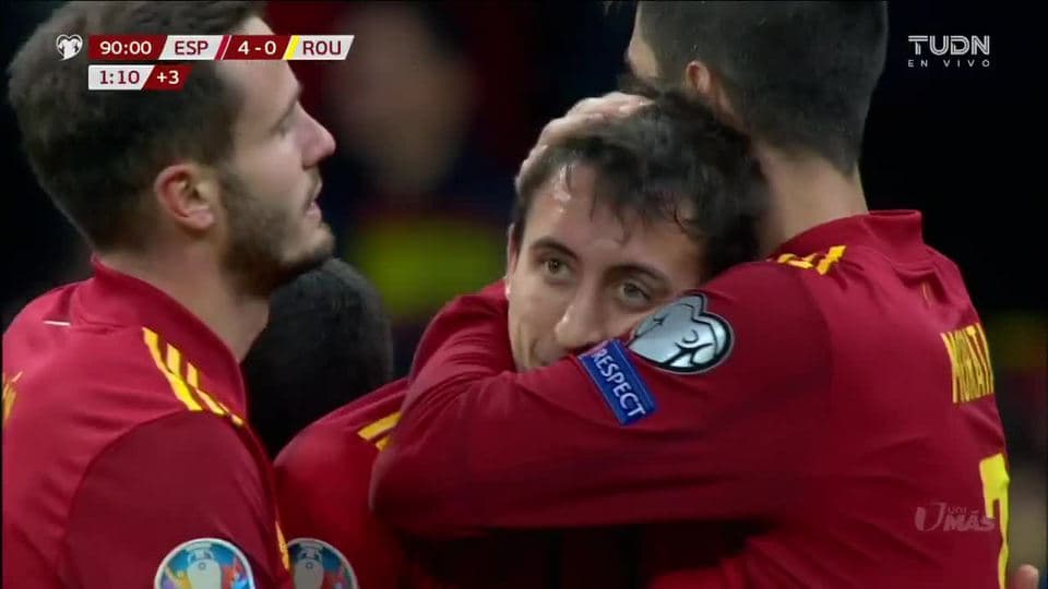 ¡GOOOL! Mikel Oyarzabal anota para Spain