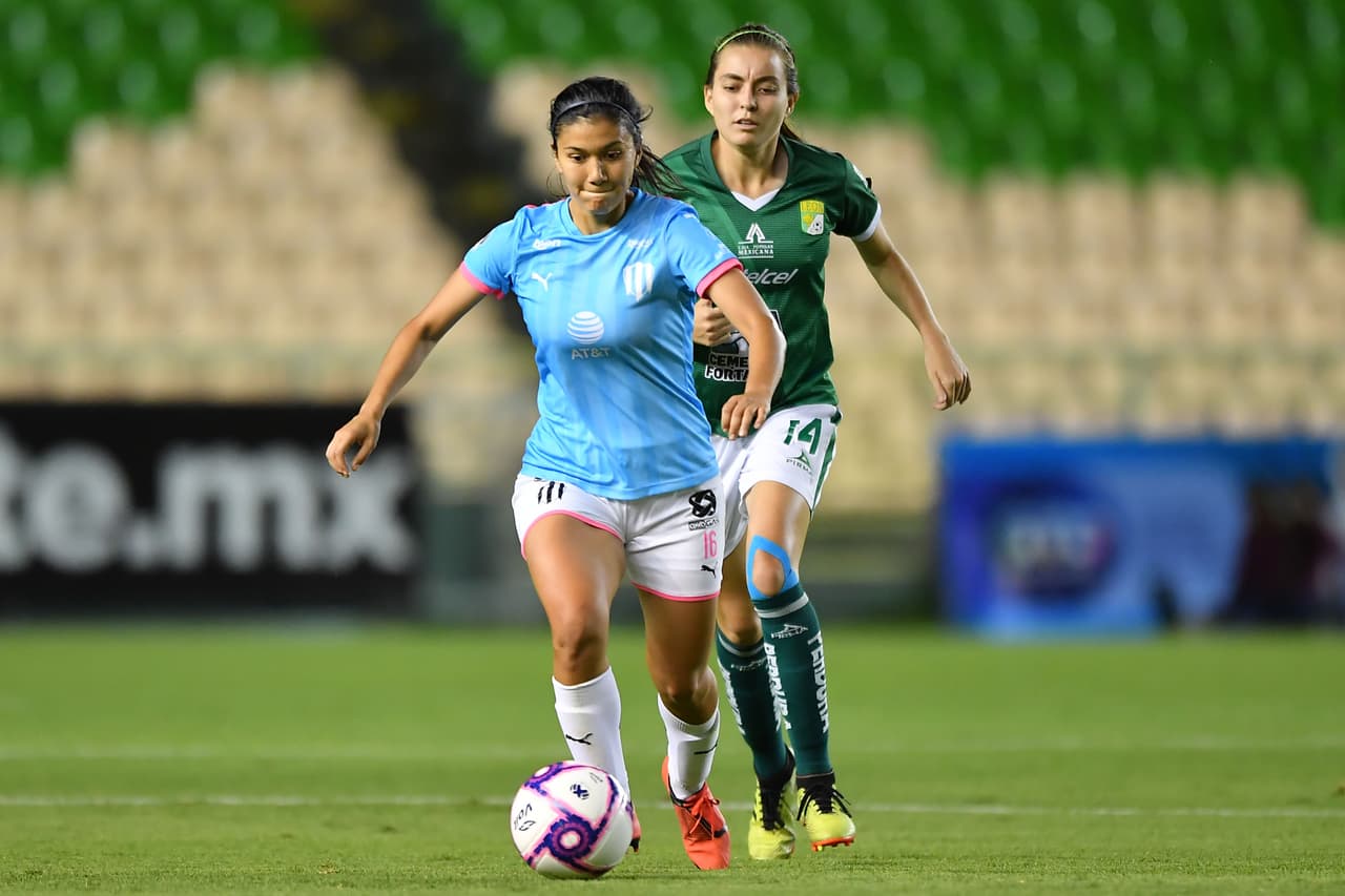 Por Monterrey marcaron: Mónica Desiree y Diana Evangelista (2); para las locales descontó Sanjuana De Jesús Muñoz.