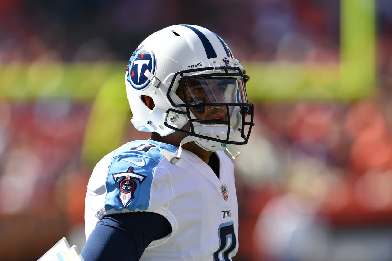 Marcus Mariota acertó 21 de 34 intentos para 203 yardas pero no logró ver las diagonales durante el encuentro.