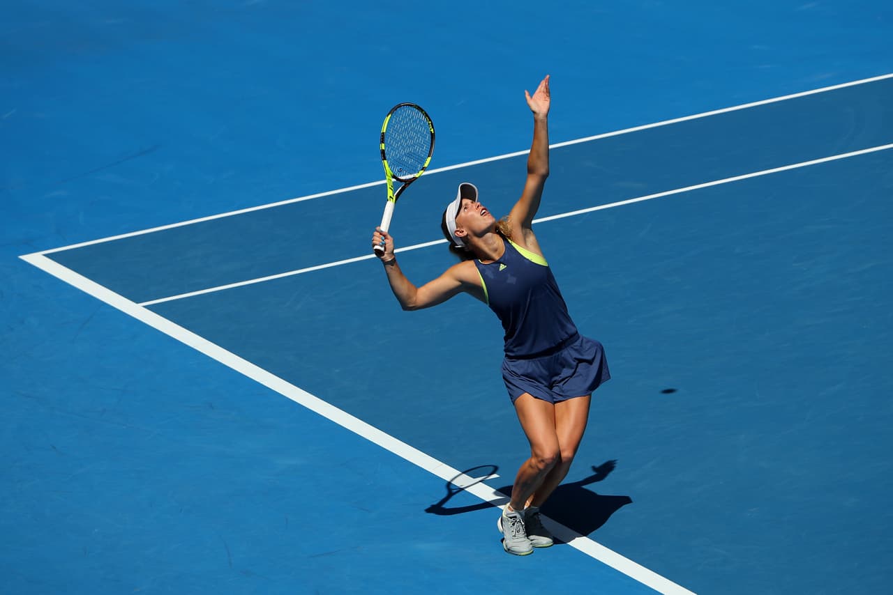 Al verse con un segundo aire y oportunidad, Wozniacki dejó en la cancha su capacidad, talento y jerarquía para imponerse en el segundo set.