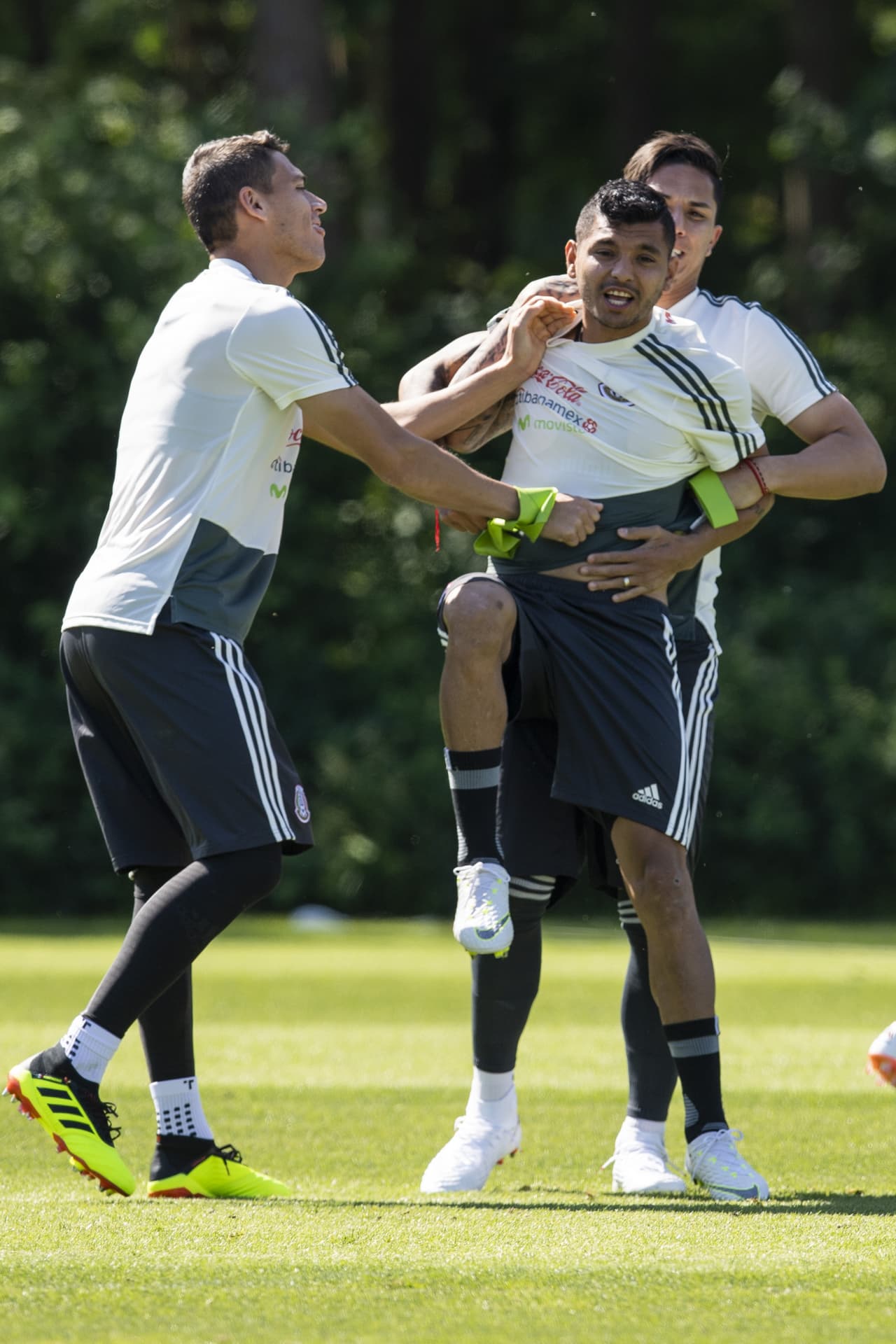 Los juegos hicieron parte de ese entrenamiento, en una muestra de cercanía en el equipo.