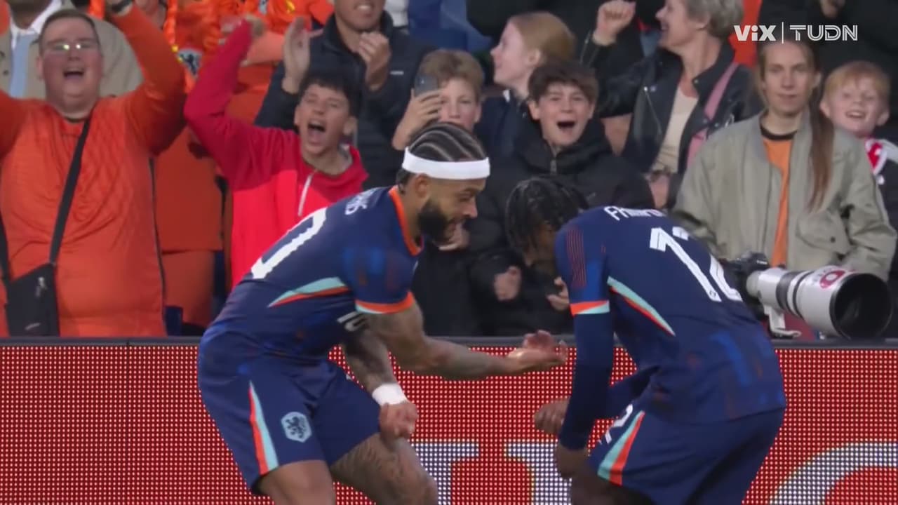 ¡Gol de Países Bajos! Depay empuja el balón para el 1-0