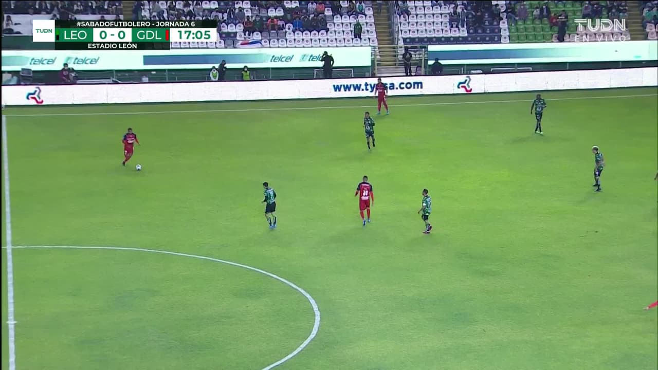 ¡GOOOL! Víctor Dávila anota para León.