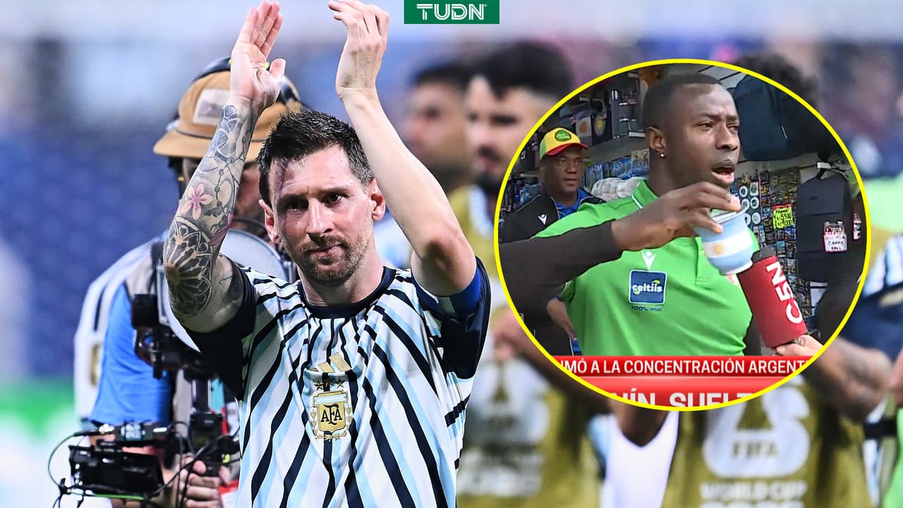 Jugador de Benín manda mensaje a Messi en pleno show en vivo 