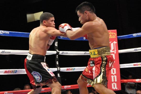 Juan Manuel Lopez trató de reaccionar al contragolpe.