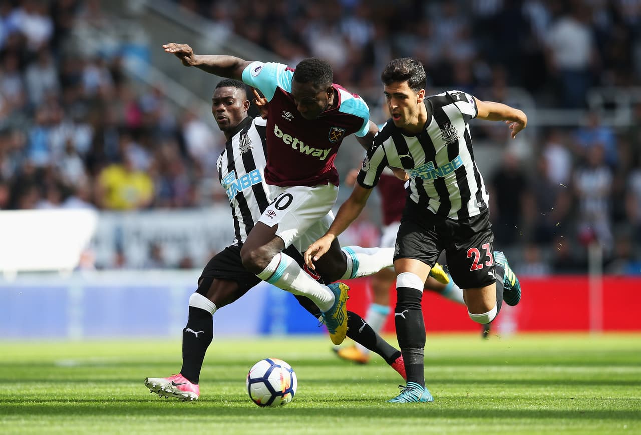 West Ham manejó el balón y tuvo la iniciativa en el complemento del partido, en el que puso en aprietos al Newcastle.