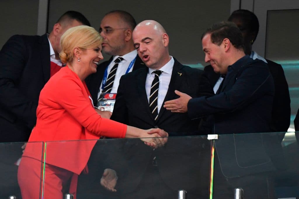 En ese mismo escenario, compartió con el primer ministro de Rusia, Dmitry Medvedev, en un duelo de ambos países.