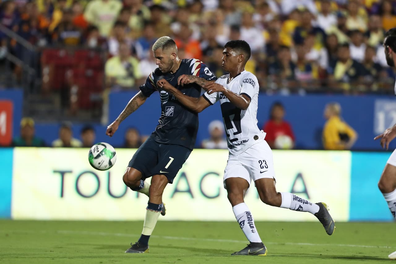 Las Águilas intentaron responder por conducto de Jérémy Ménez, pero el francés nunca encontró a un socio para hacerle daño a los auriazules.