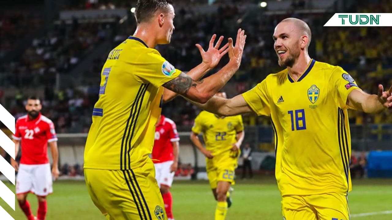 Suecia goleó a Malta en la Jornada 7 de la Eliminatoria de la Euro 2020.