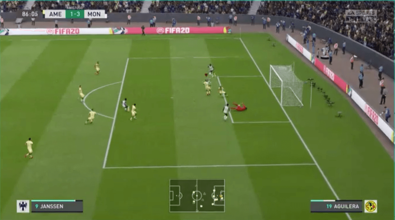 Rayados de Monterrey impuso condiciones, marcó el ritmo del juego y fue contundente ante unas Águilas del América que descuidaron la zona defensiva.