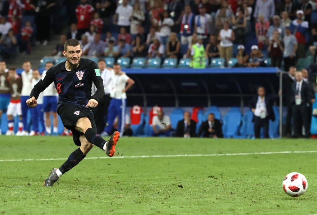 Allí llegó Mateo Kovacic a rematar en el segundo turno de Croacia.