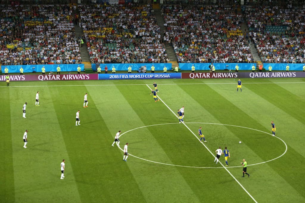 El tercer partido de la fase de grupos en Sochi fue el duelo entre Alemania y Suecia por el Grupo F el 23 de junio.