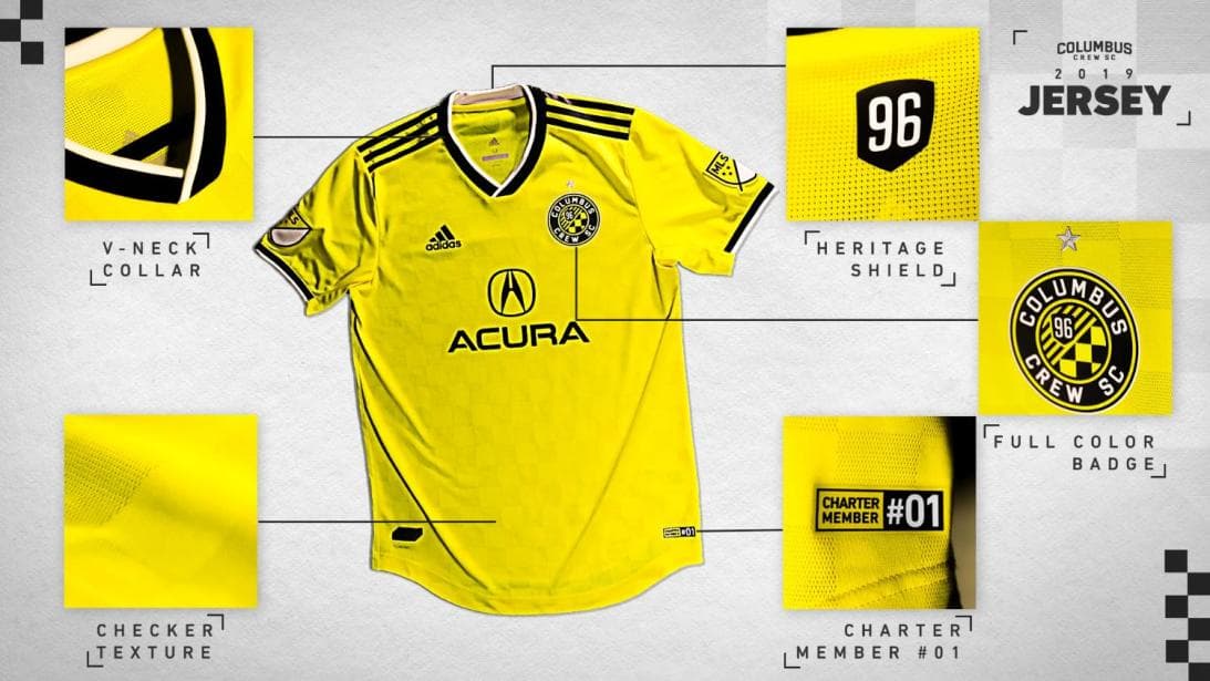 El amarillo oro vuelve a campar a sus anchas en la casaca titular de Columbus Crew SC. (Columbus Crew SC)