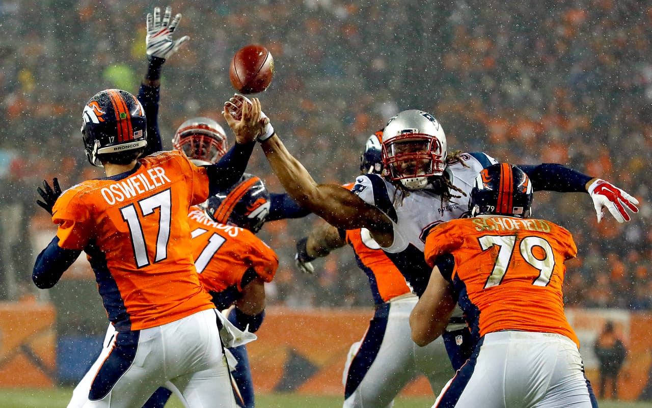 Los Broncos rompieron con la racha ganadora de los Patriots con un marcador en tiempo extra de 30-24. Checa las mejores tomas del sorprendente duelo.