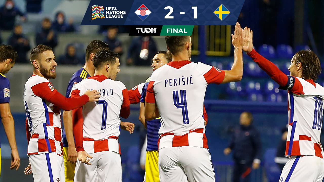 Logra Croacia primer triunfo en la UEFA Nations League tras vencer a Suecia