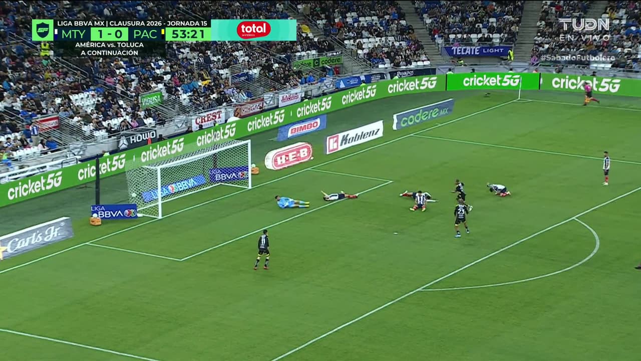 ¡GOL!  anota para Pachuca. Kenedy