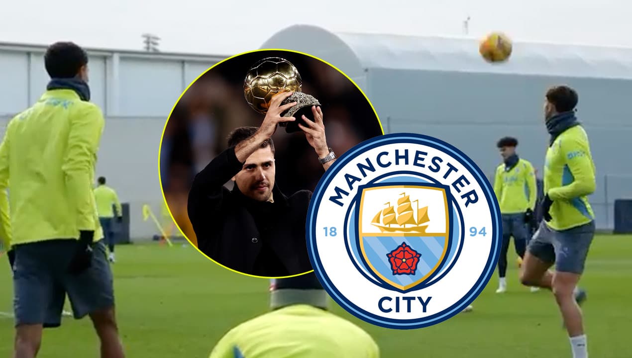 Rodri, el Balón de Oro, regresa a entrenamientos con Manchester City
