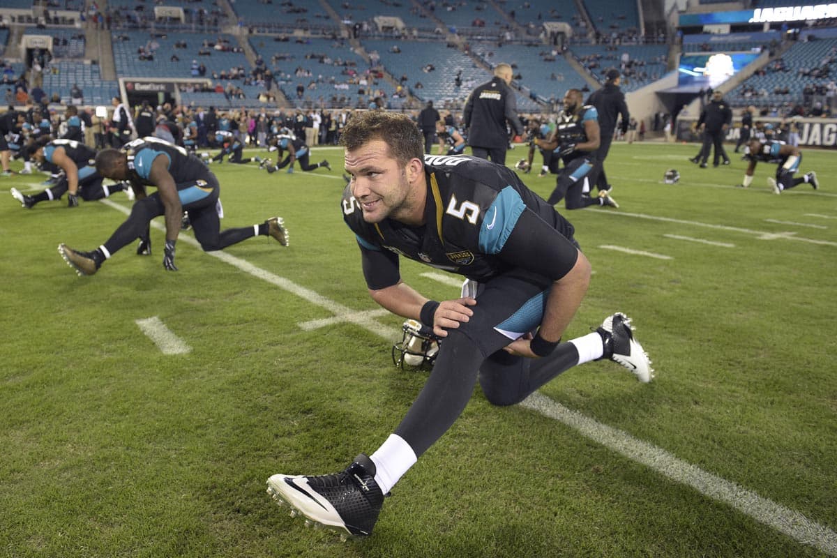 El QB entra a su segunda campaña en la NFL con los Jacksonville Jaguars. Checa las mejores imágenes del ex jugador de Central Florida (AP-NFL).