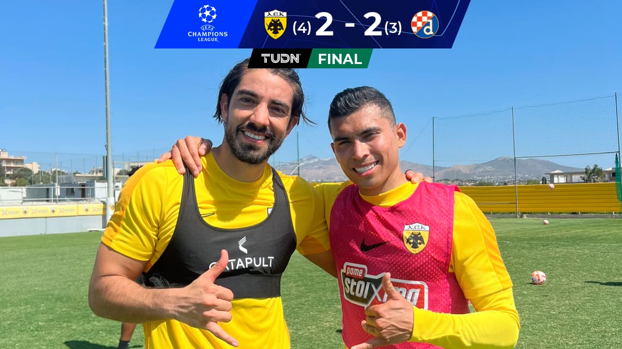 Orbelín Pineda, Rodolfo Pizarro y AEK avanzan a playoffs de la UEFA Champions League