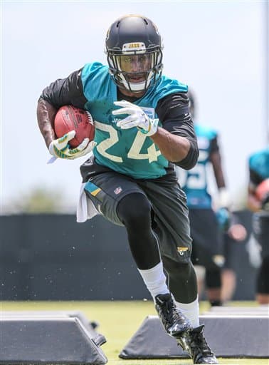 Checa las mejores imágenes del novato TJ Yeldon, ya como RB de los Jacksonville Jaguars (AP-NFL).