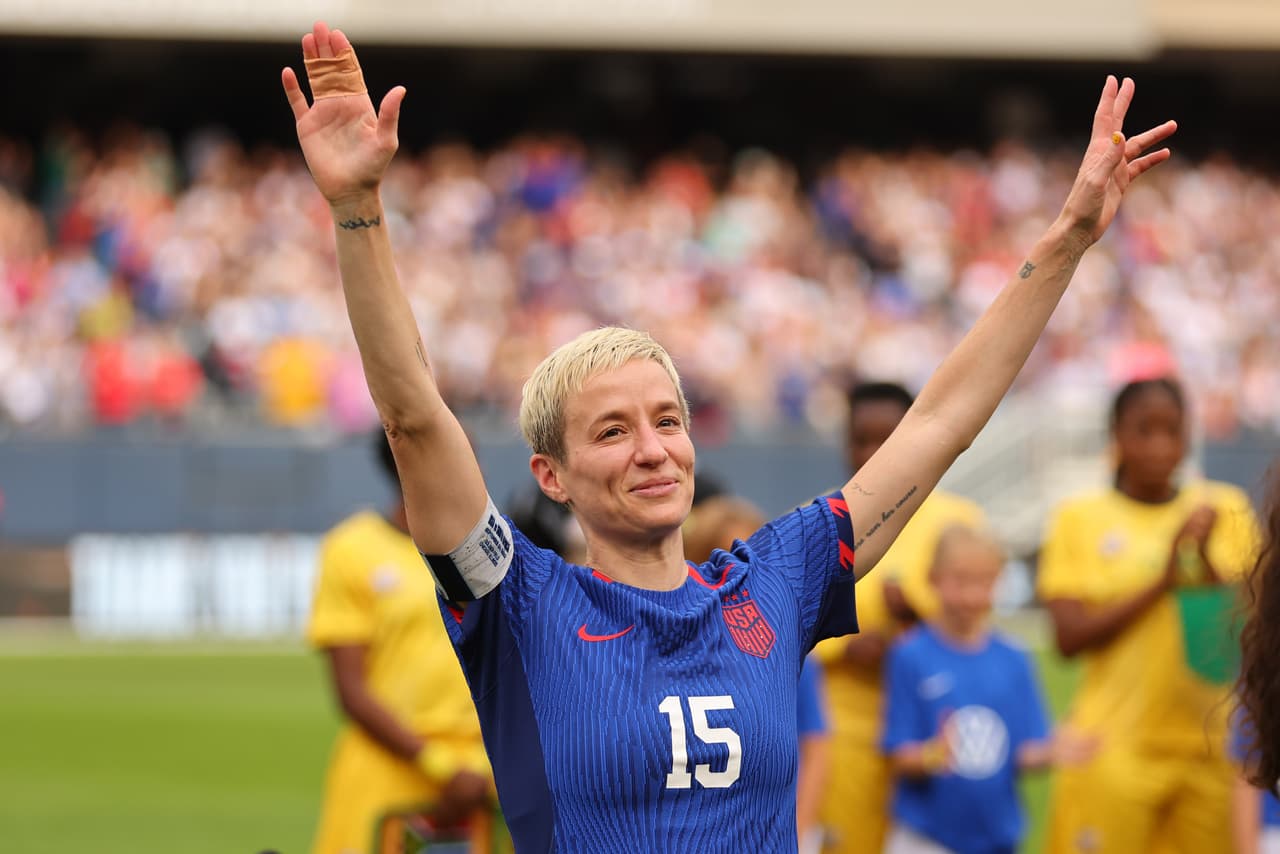 Megan Rapinoe concluye ciclo con Estados Unidos en última victoria sobre Sudáfrica