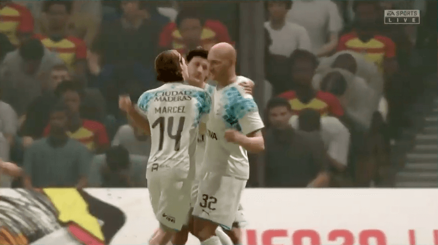 Querétaro goleó a Monarcas Morelia 1-4 con hat-trick de Nahuelpán que estuvo imparable.