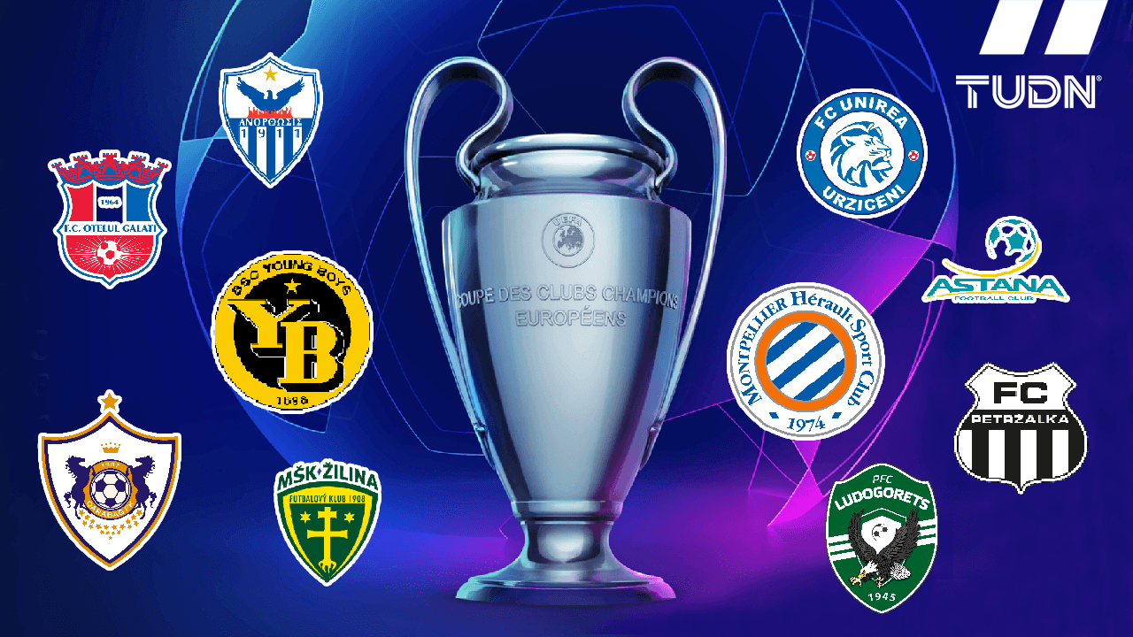 Conoce algunos de los equipos que conocimos gracias a la Champions League.