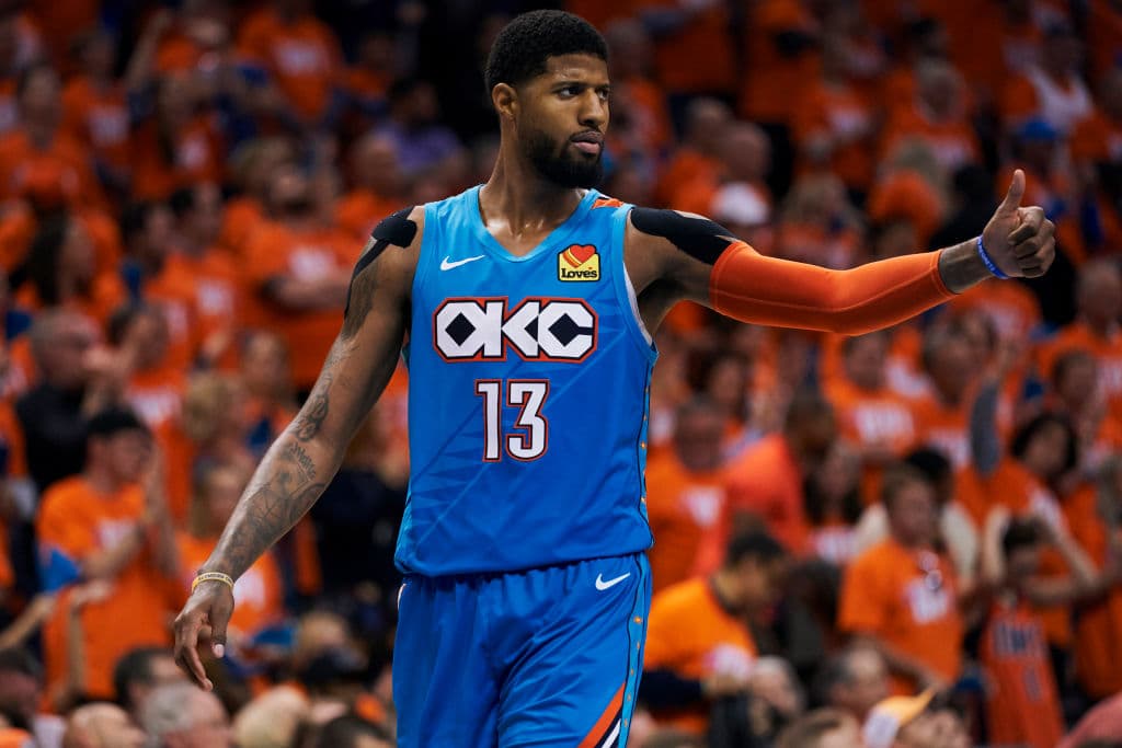 <b>Paul George (Oklahoma City Thunder)</b> se gana su cuarto nombramiento al equipo ideal defensivo en medio de una gran temporada personal.